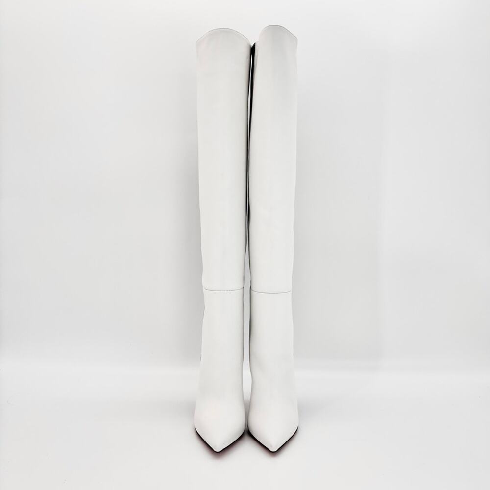 NEW Christian Louboutin Astrilarge Botta 100 Two Tone Over The Knee Boots 37 - Picture 4 of 10